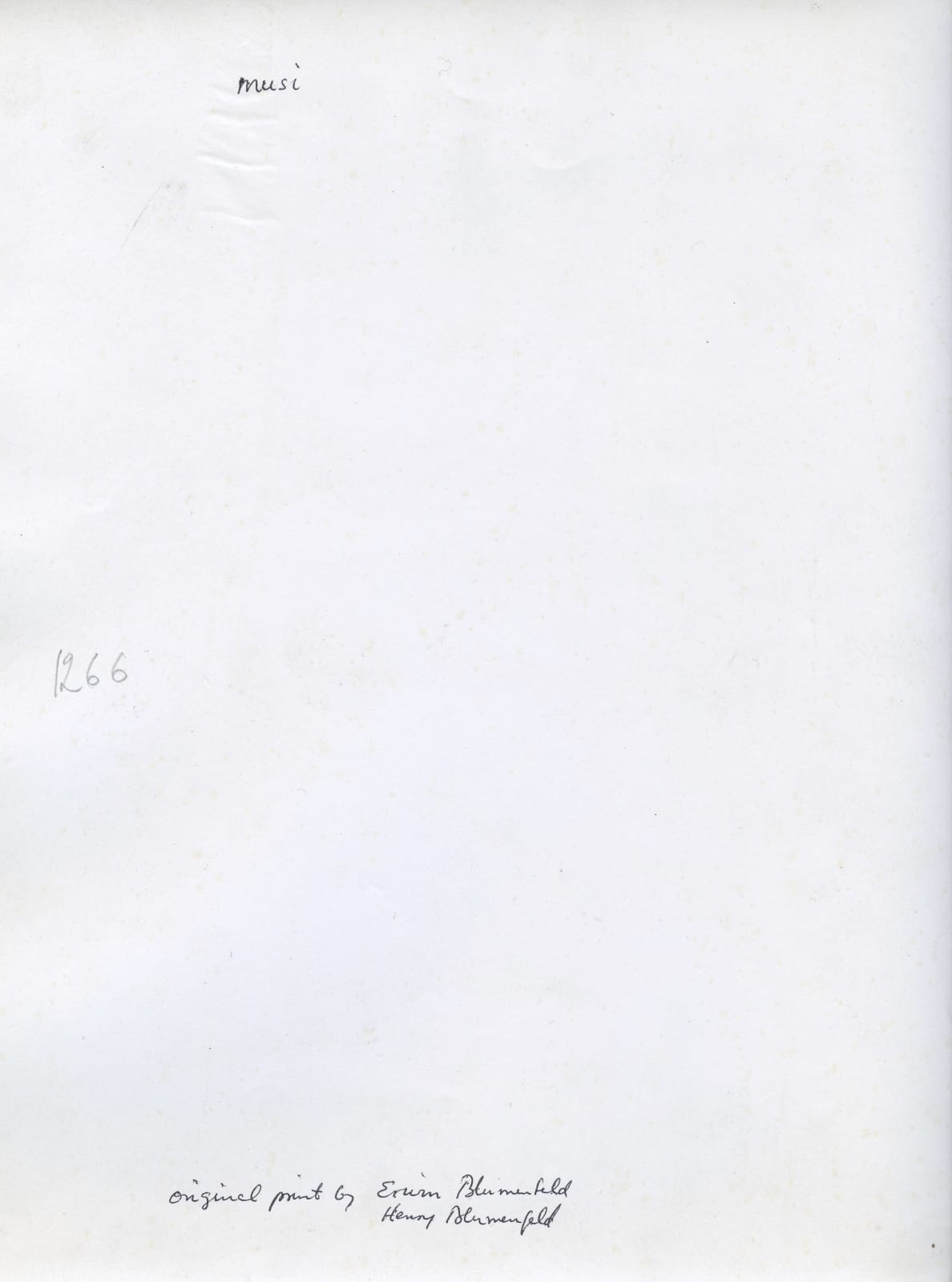 Erwin Blumenfeld, Nu, Paris, 1938