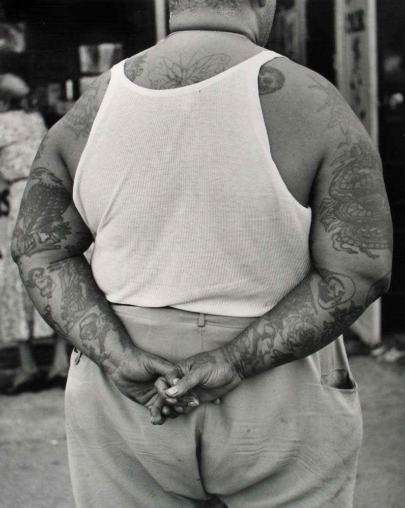 Leon Levinstein, Back Tattoo, c.1965