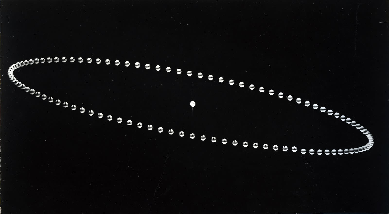 Berenice Abbott, Multiple Exposure of a Swinging Ball, 1958-61
