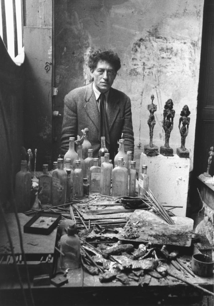 Sabine Weiss, Alberto Giacometti, 1954
