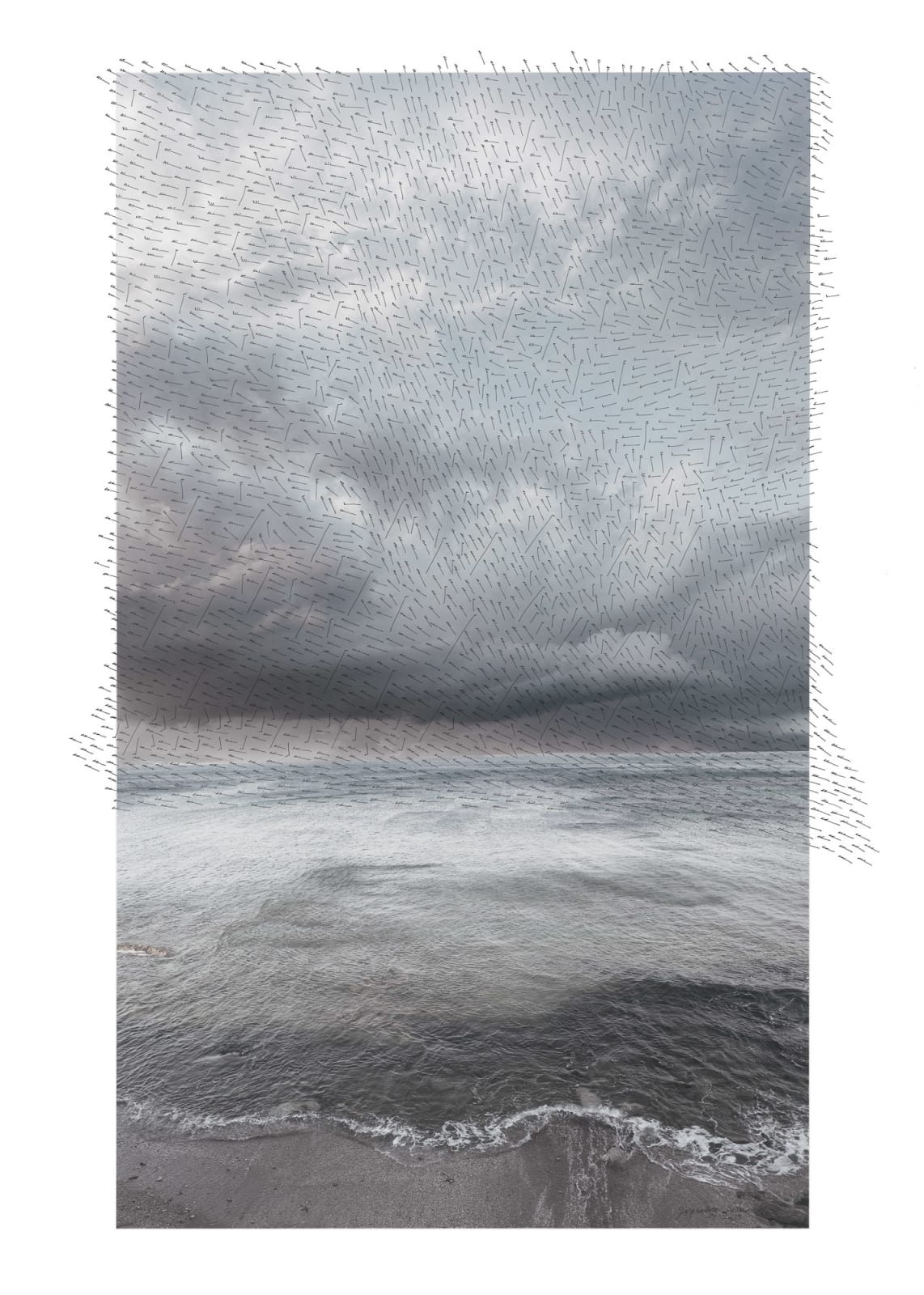 Jacqueline Salmon, Plage, Toulon, 2015