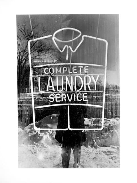 Tom Arndt, Complete Laundry Service, Minneapolis, Minnesota, 1970