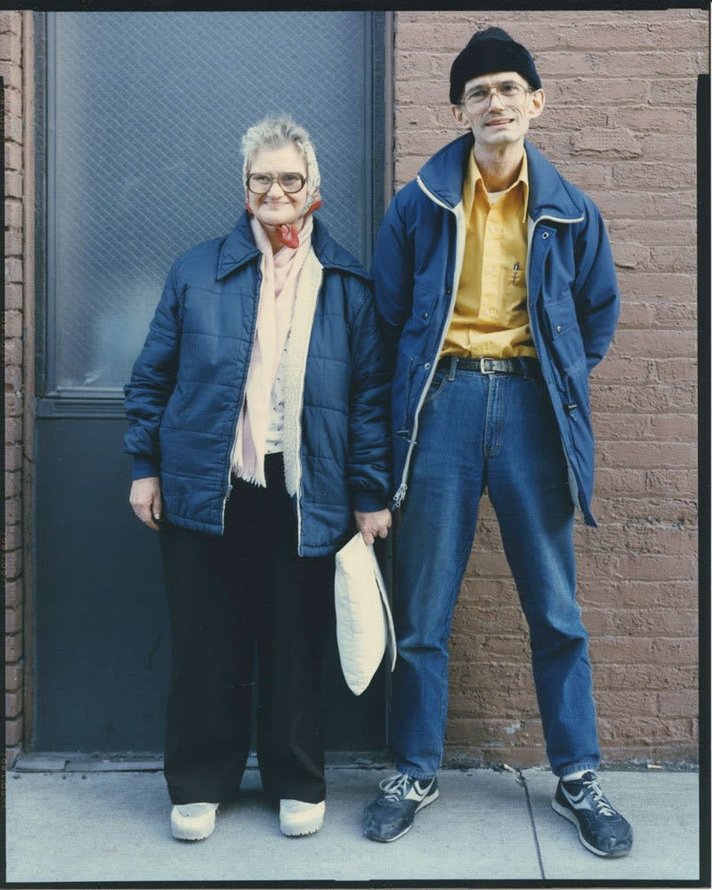 Bruce Wrighton, Downtown couple, Binghamton, NY, 1987