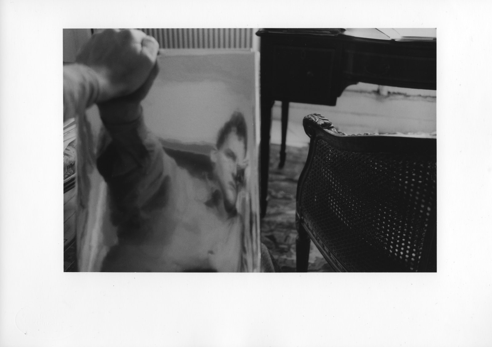 Hervé Guibert, Autoportrait à la chaise, n.d.
