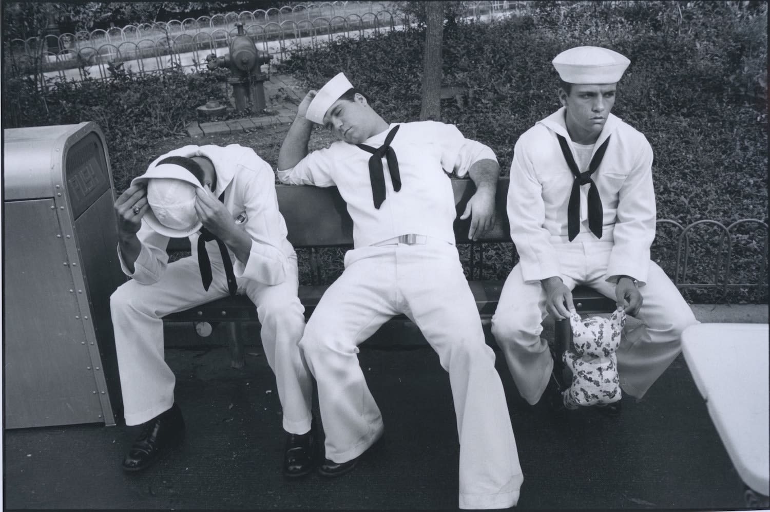 Tom Arndt, Three sailors, Great America, Illinois, 1981