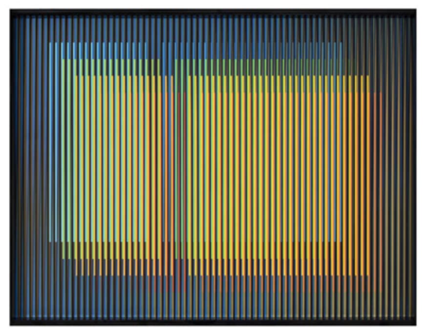 Carlos Cruz-Diez, Cromointerferencia Espacial 38, 1964 - 2015