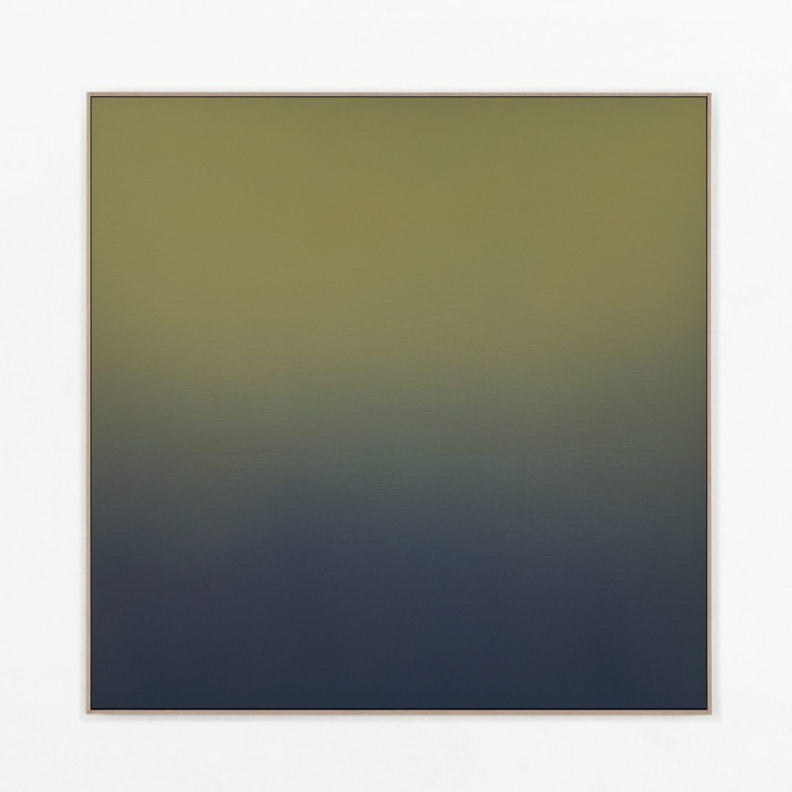 Ditte Ejlerskov, Small Dream Gradient (Green Ochre Meets Dusty Prussian), 2025