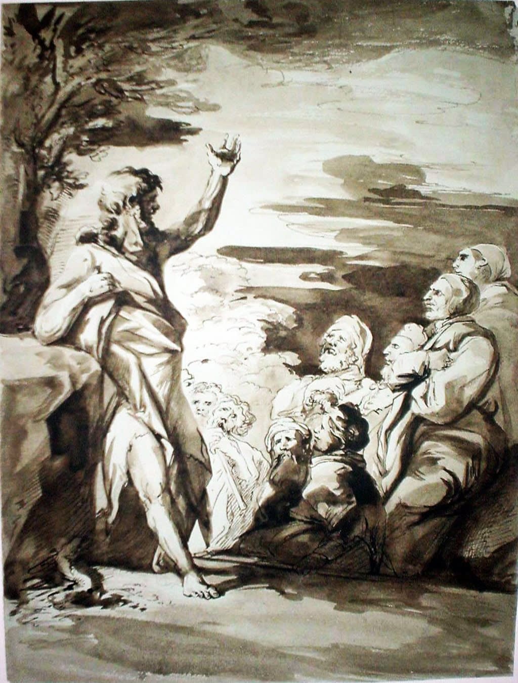 James Barry, St. John preaching in the wilderness