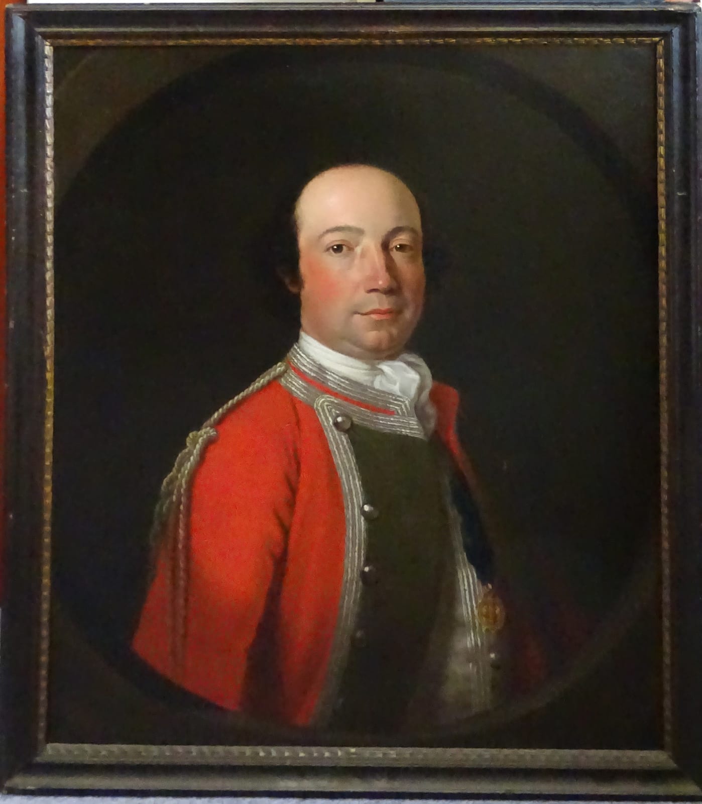 Sir George Chalmers, Officer of the 24th Regiment of Foot, 1754
