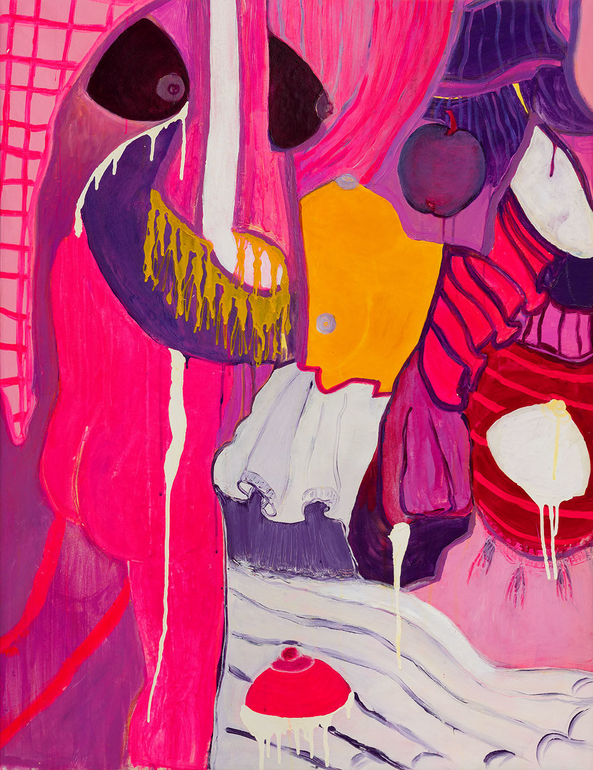 Zoulikha Bouabdellah, Jeu de jambes, Le sein de Diane, 2023