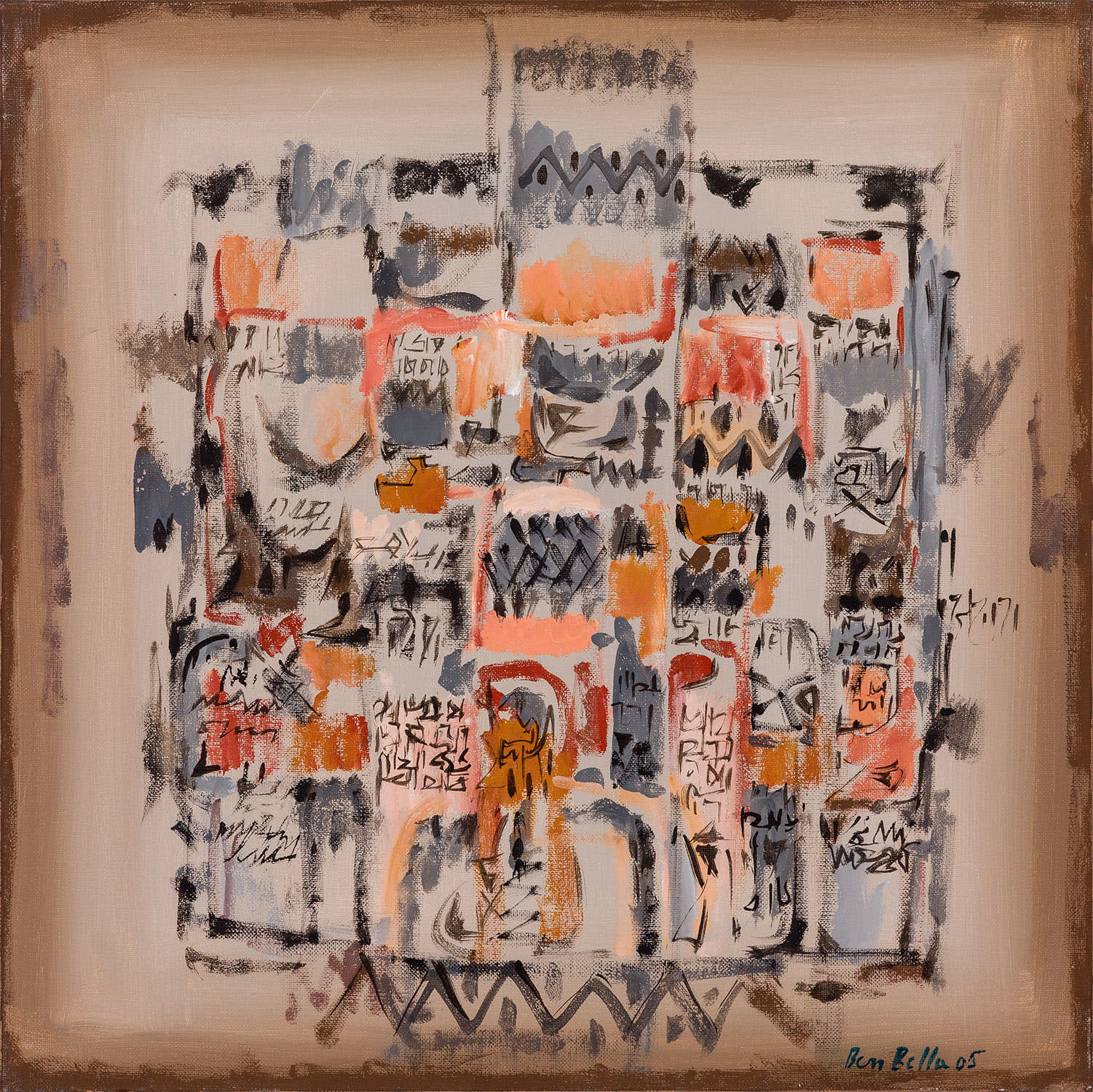 Mahjoub Ben Bella, Talismans gris, 2005