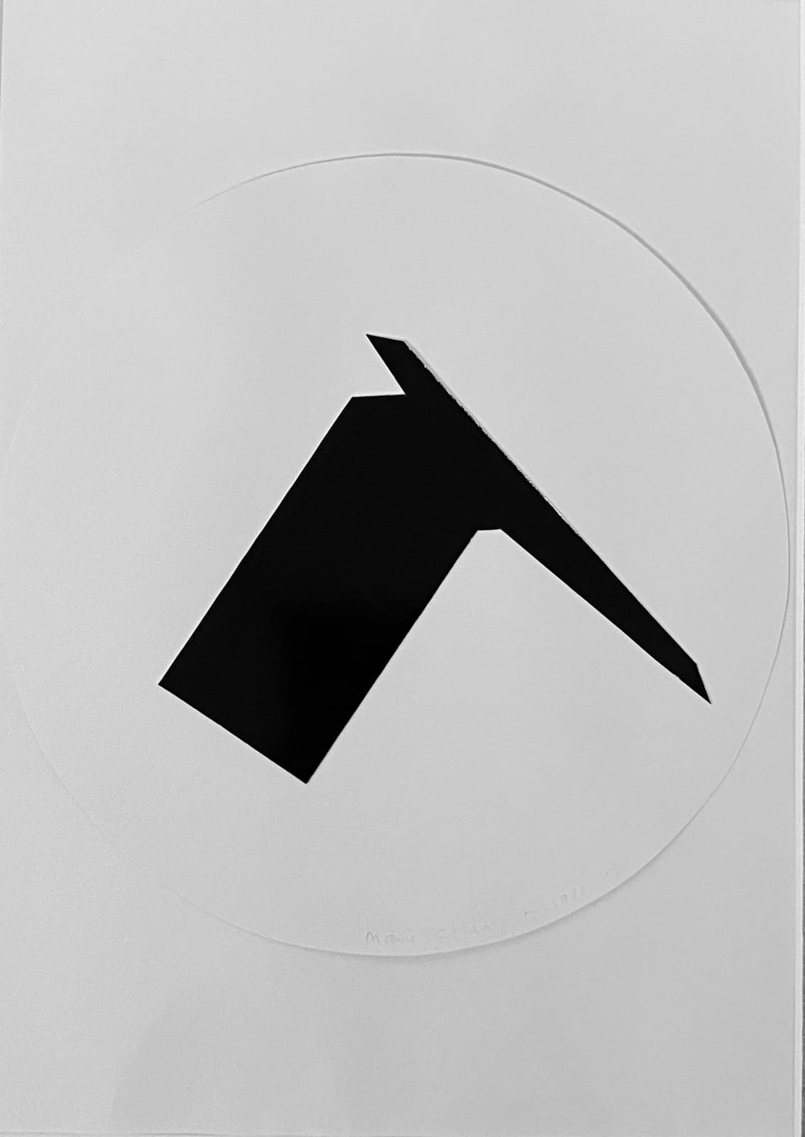 Marie Chamant, Croix brisée, Tondo f , 1988