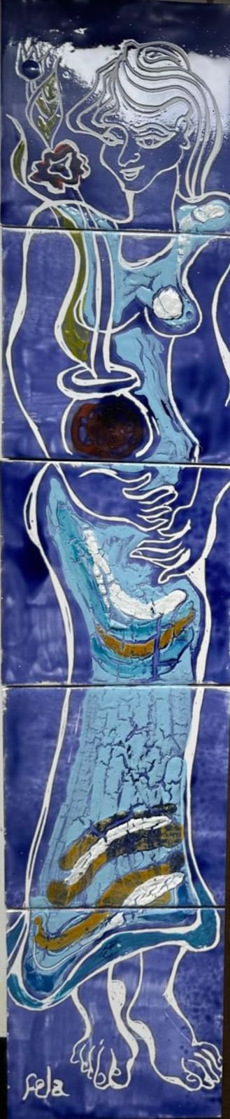 Fêla Kefi Leroux, La fille en bleu, 2000