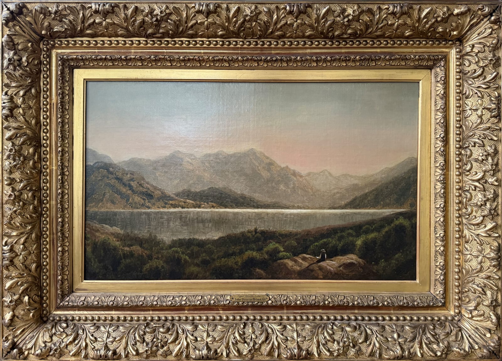 John Bunyan Bristol, View of Upper Ausable Lake, circa 1881