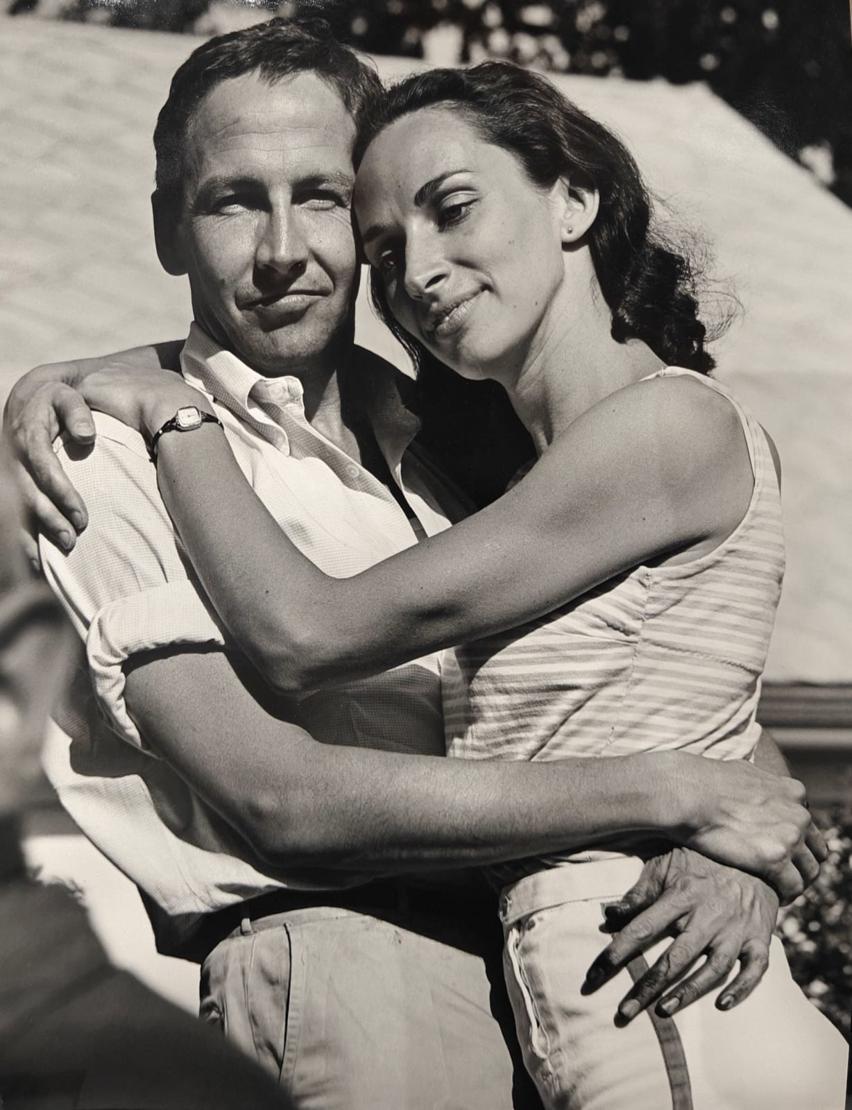 Hans Namuth, Robert Rauschenberg, Carolyn Brown, circa 1960s