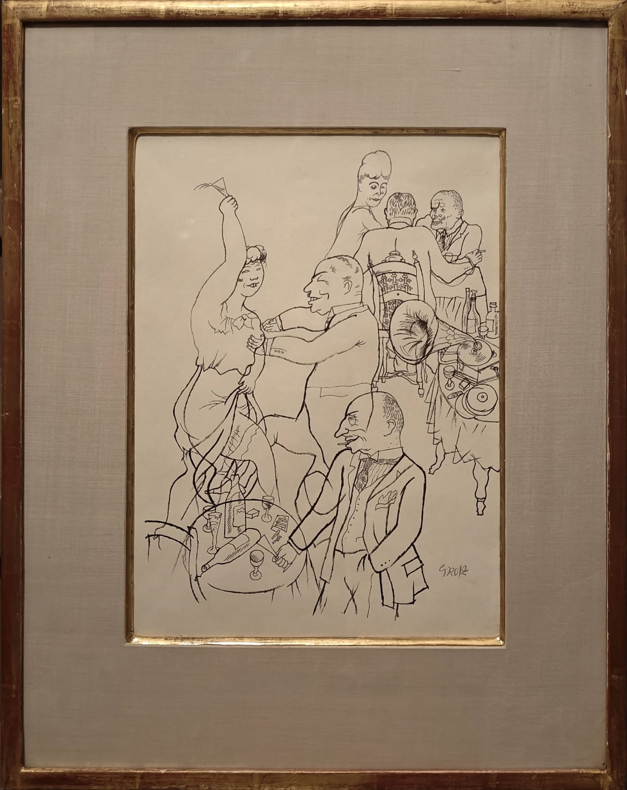 George Grosz, Tanzfeier (Dance), 1920