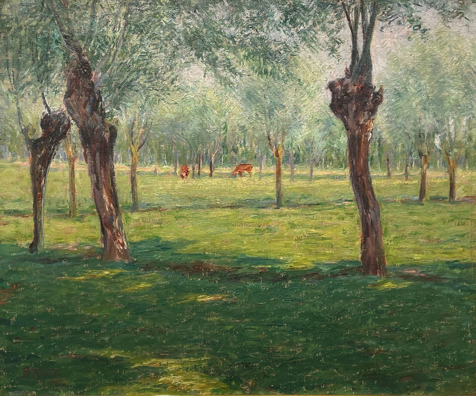 John Leslie Breck, Field with Dappled Sunlight, Giverny, France, circa 1888