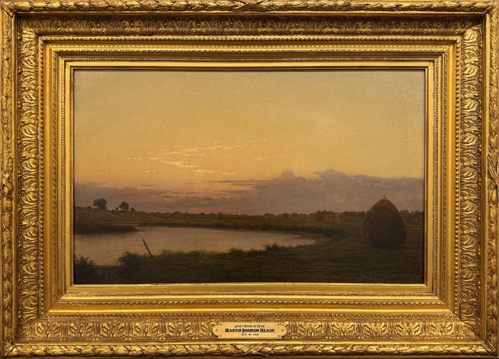 Martin Johnson Heade, Quiet River at Dusk, circa 1859