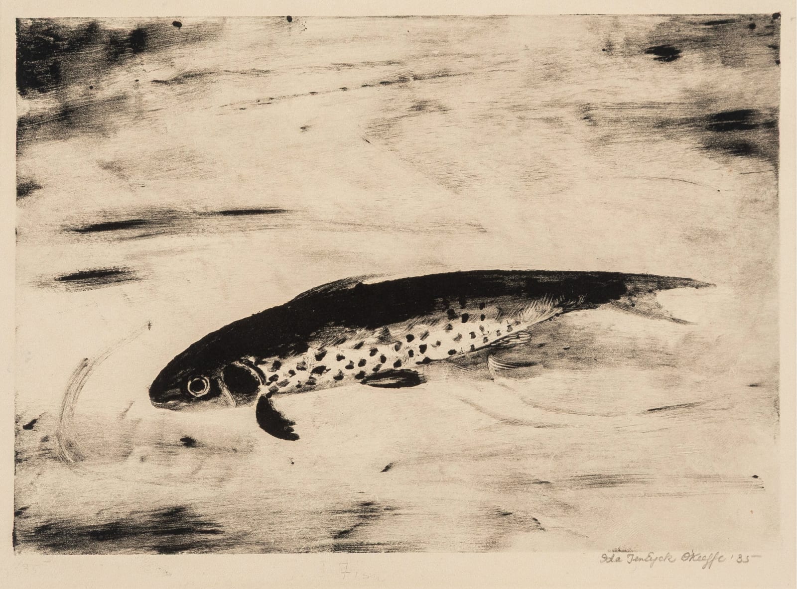 Ida Ten Eyck O'Keeffe, The Fish, 1935