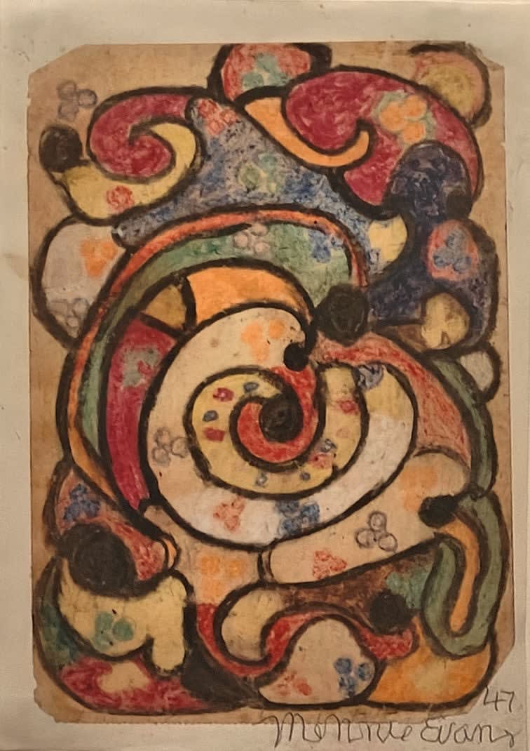 Minnie Evans, Untitled, 1947