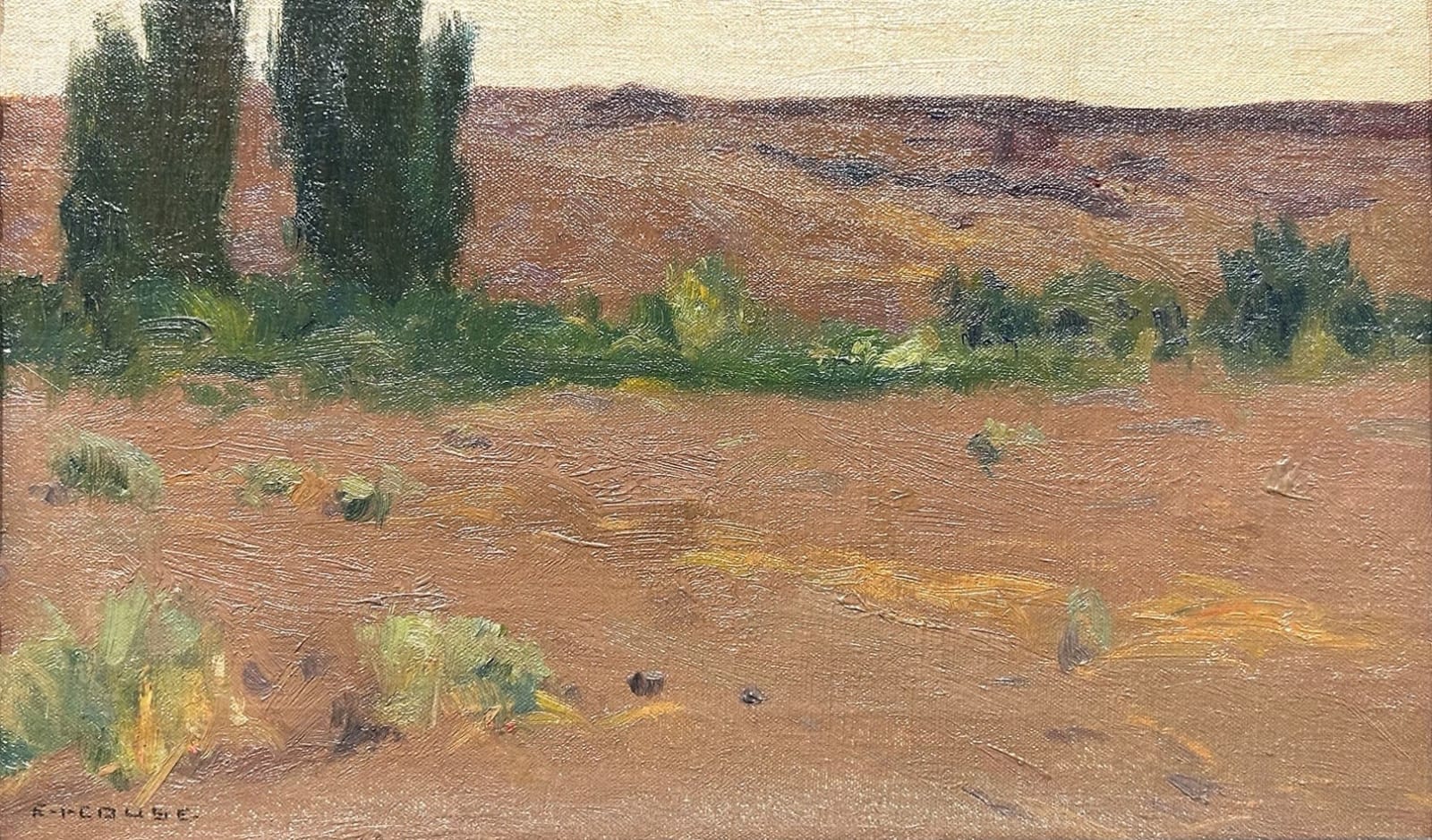 Eanger Irving Couse, Trees in a Landscape, Washington, circa 1900