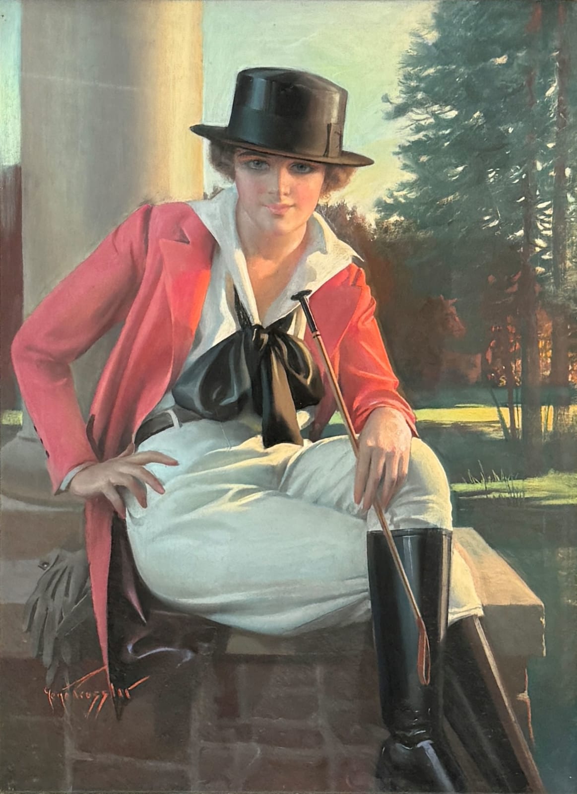 Gene Pressler, The Equestrian, circa 1925