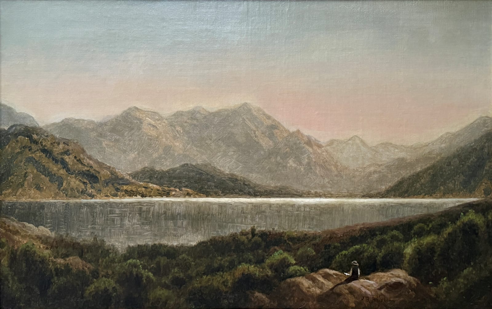John Bunyan Bristol, View of Upper Ausable Lake, circa 1881
