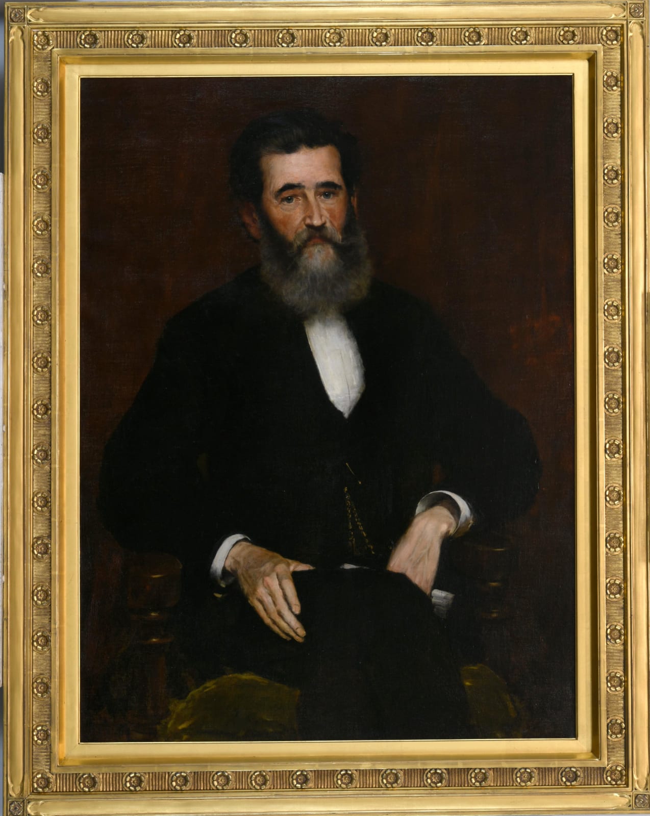 William Merritt Chase, Portrait of Louis Prang, 1884