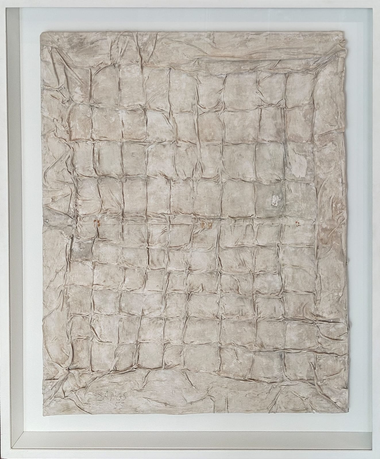 Herbert Zangs, Knickfaltung (Folded), 1955