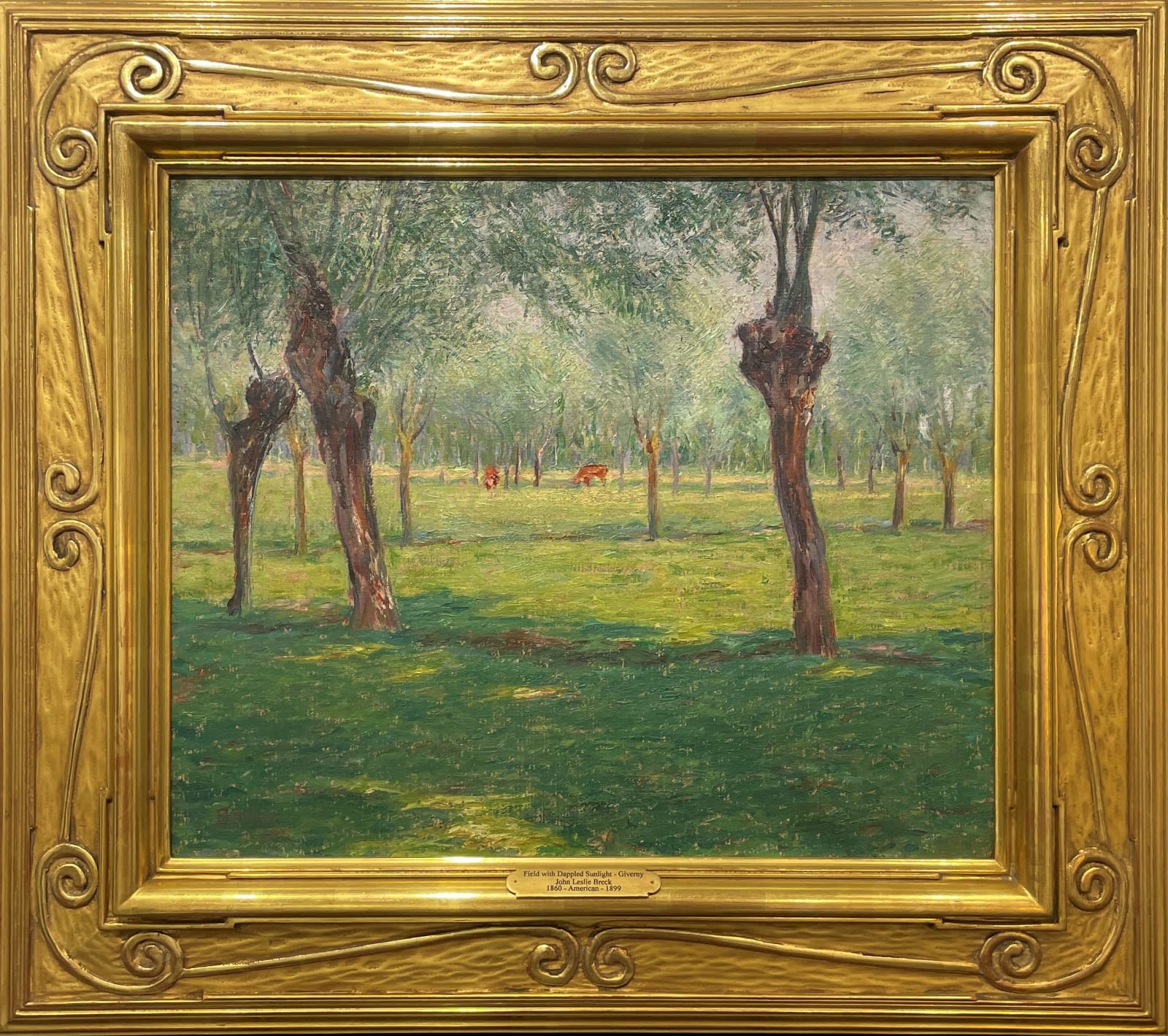 John Leslie Breck, Field with Dappled Sunlight, Giverny, France, circa 1888