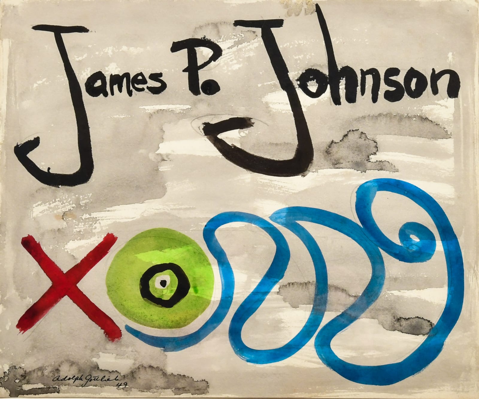 Adolph Gottlieb, James P. Johnson Love, 1949