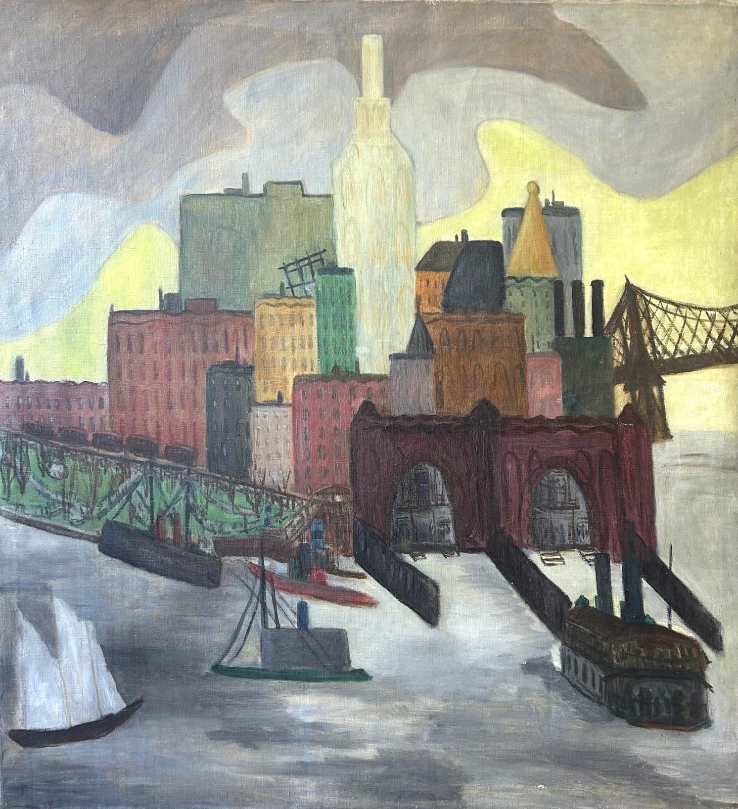 Adelaide Lawson Gaylor, New York Skyline, circa 1925