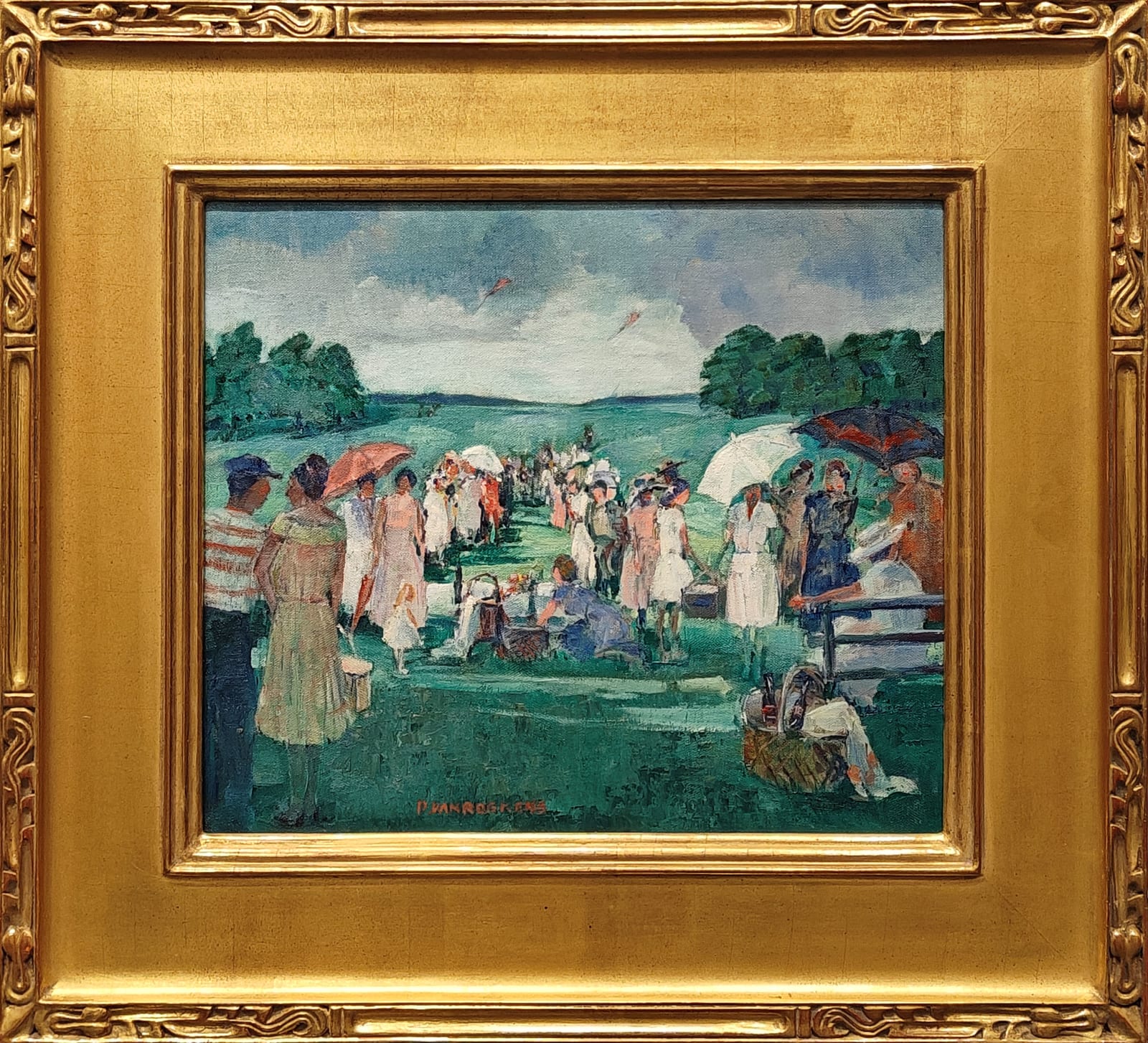 Paulette Van Roekens, Picnic Scene