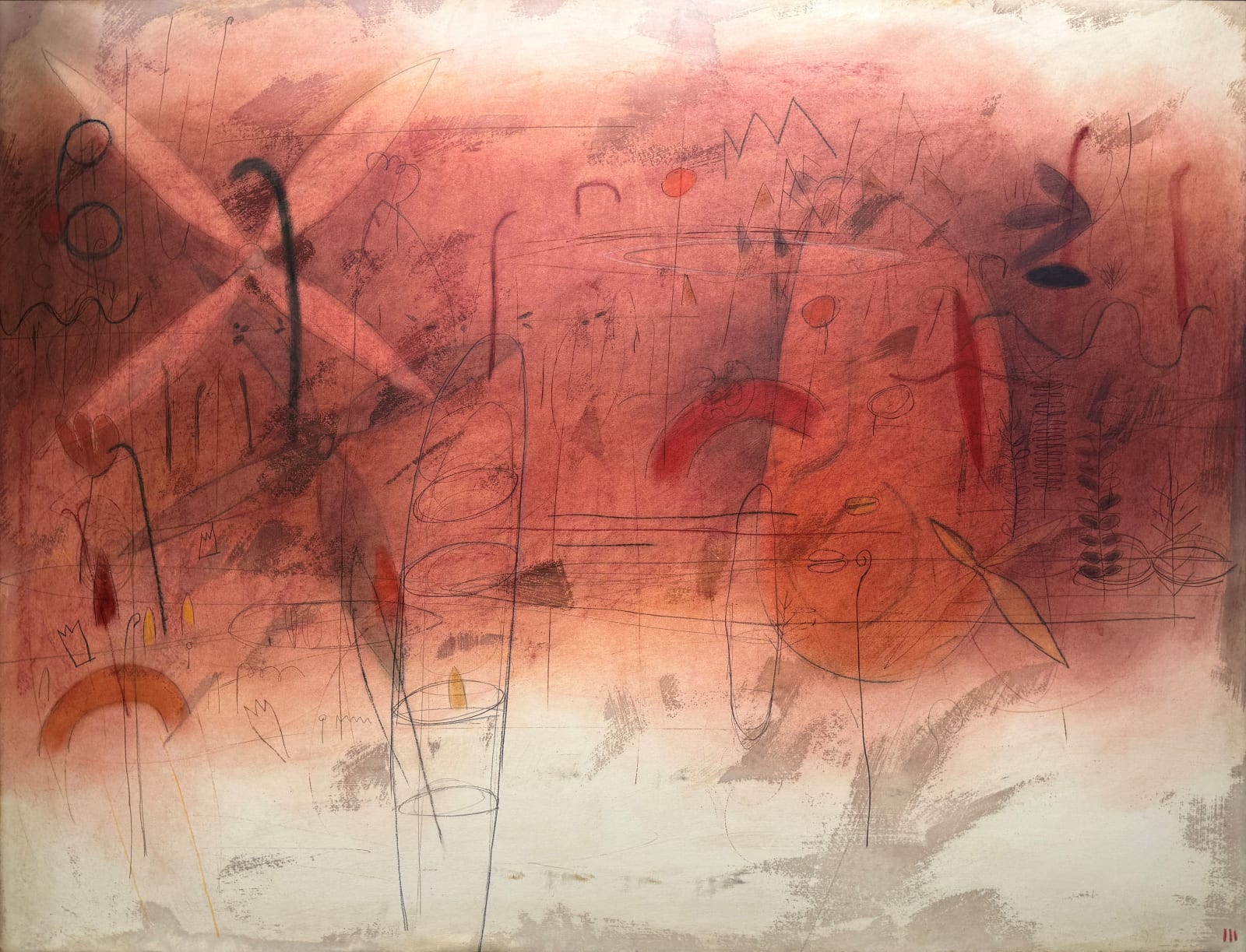 Emmi Whitehorse, Keyah (Red), 1993