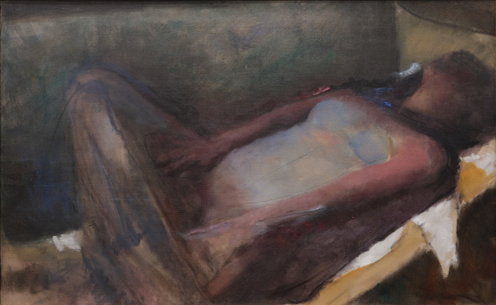 Mercedes Matter, Reclining Nude, circa 1920