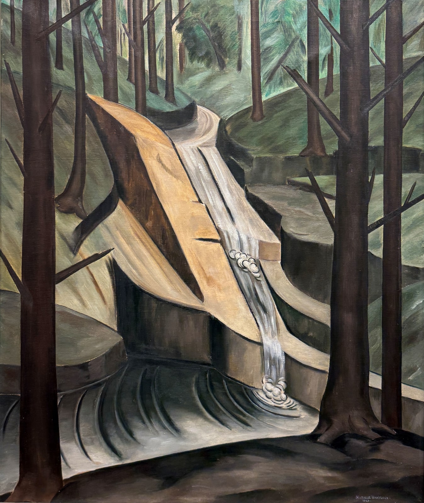 Natalie Van Vleck, Waterfall, Connecticut, 1929