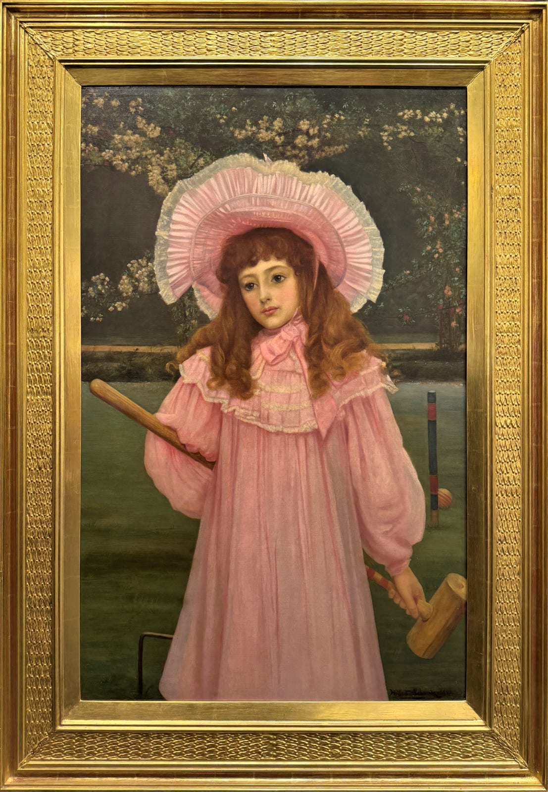 Herbert Gustave Schmalz, Anyone for Croquet, circa 1898