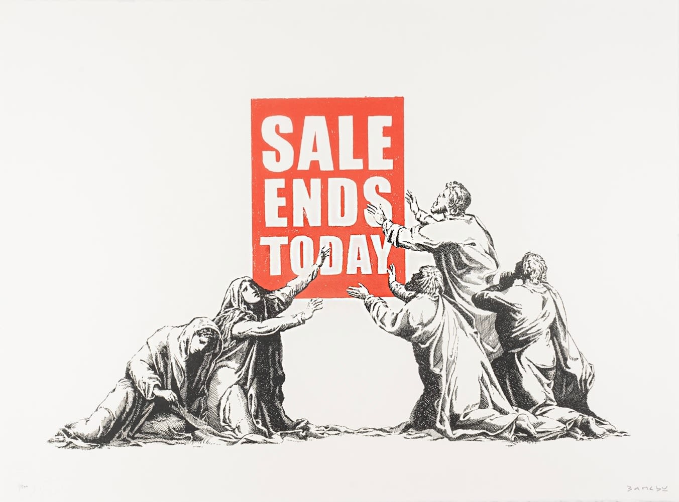 Banksy, Sale Ends V2, 2017