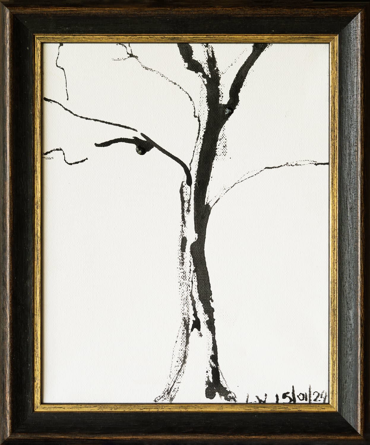 Leah Wood, Winter Trees Abstract III, 2025