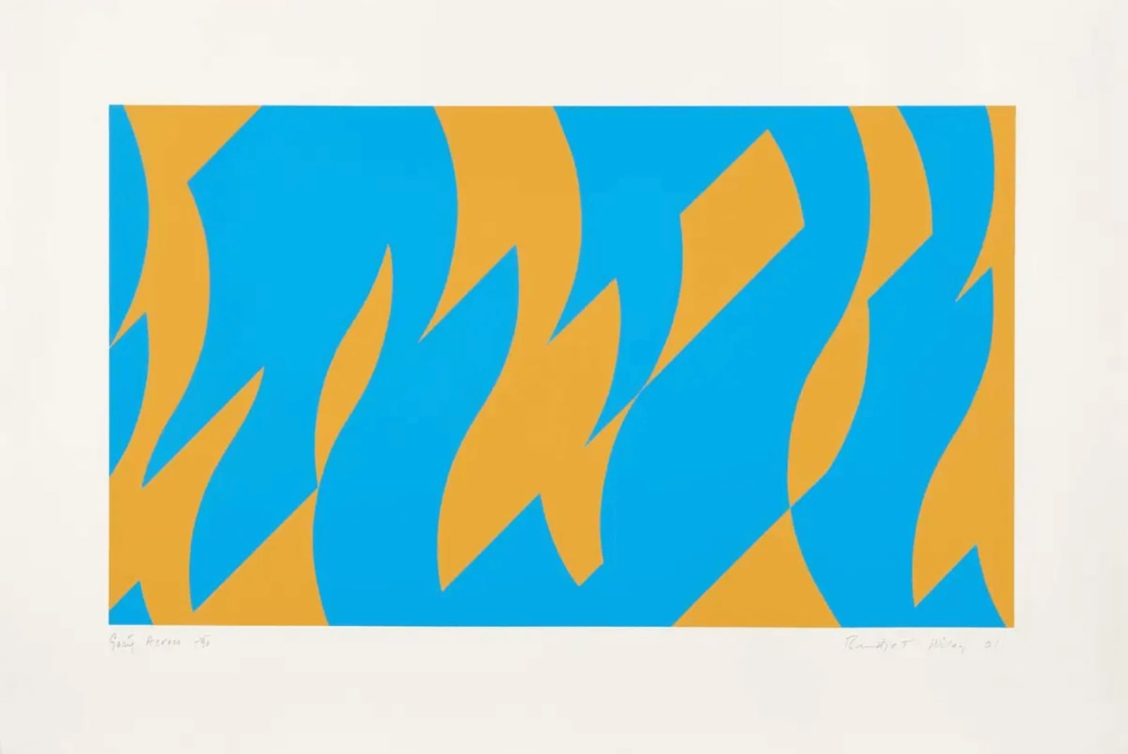 Bridget Riley, Going Across, 2001