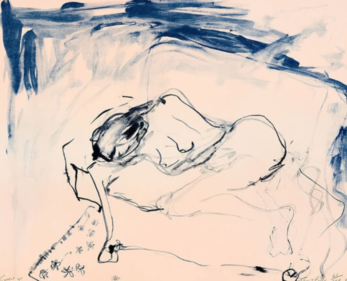 Tracey Emin, Curled Up, 2022