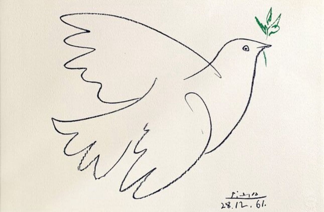 Pablo Picasso, Colombe Bleue, 1999