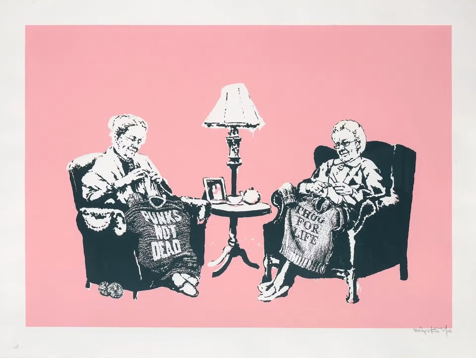 Banksy, Grannies, 2007