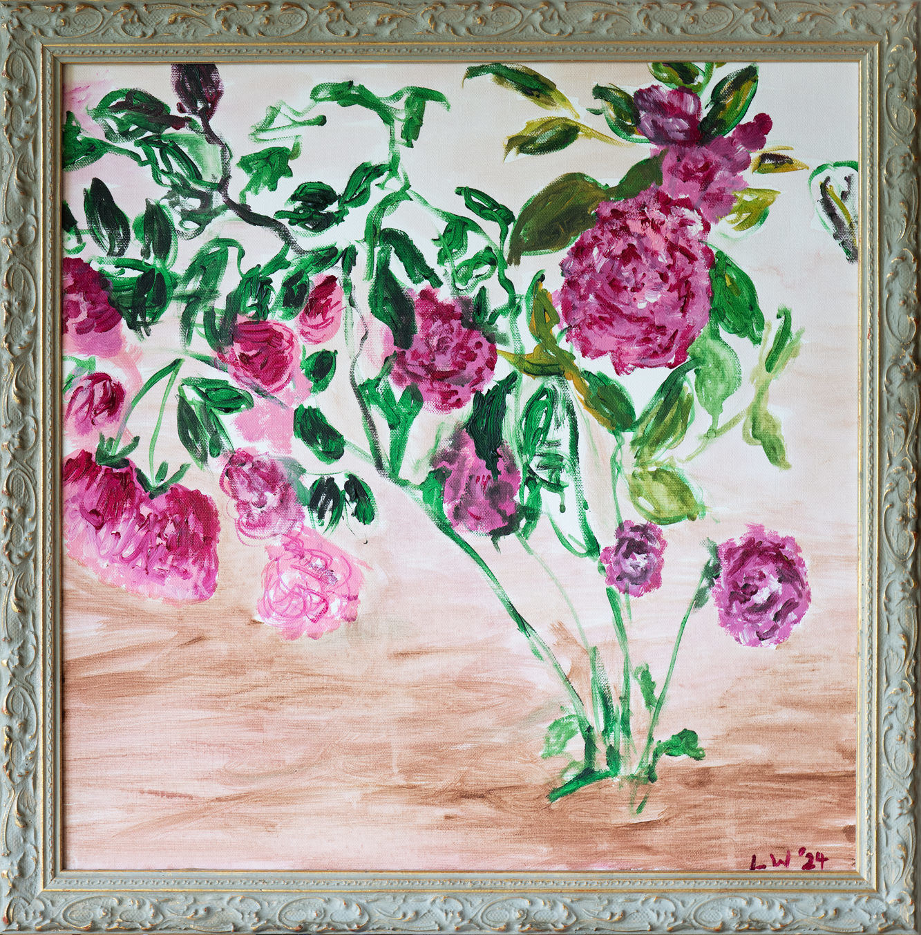 Leah Wood, Pink Rose Bed, 2025