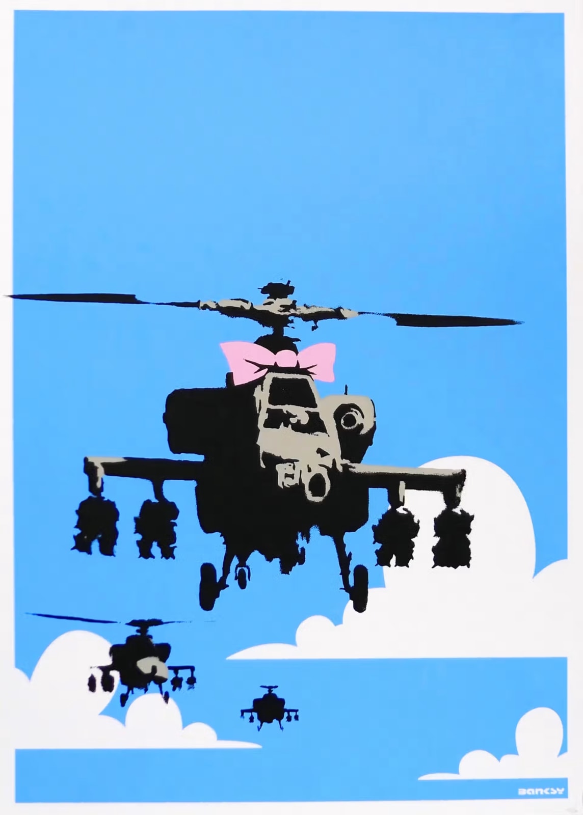 Banksy, Happy Chopper , 2003