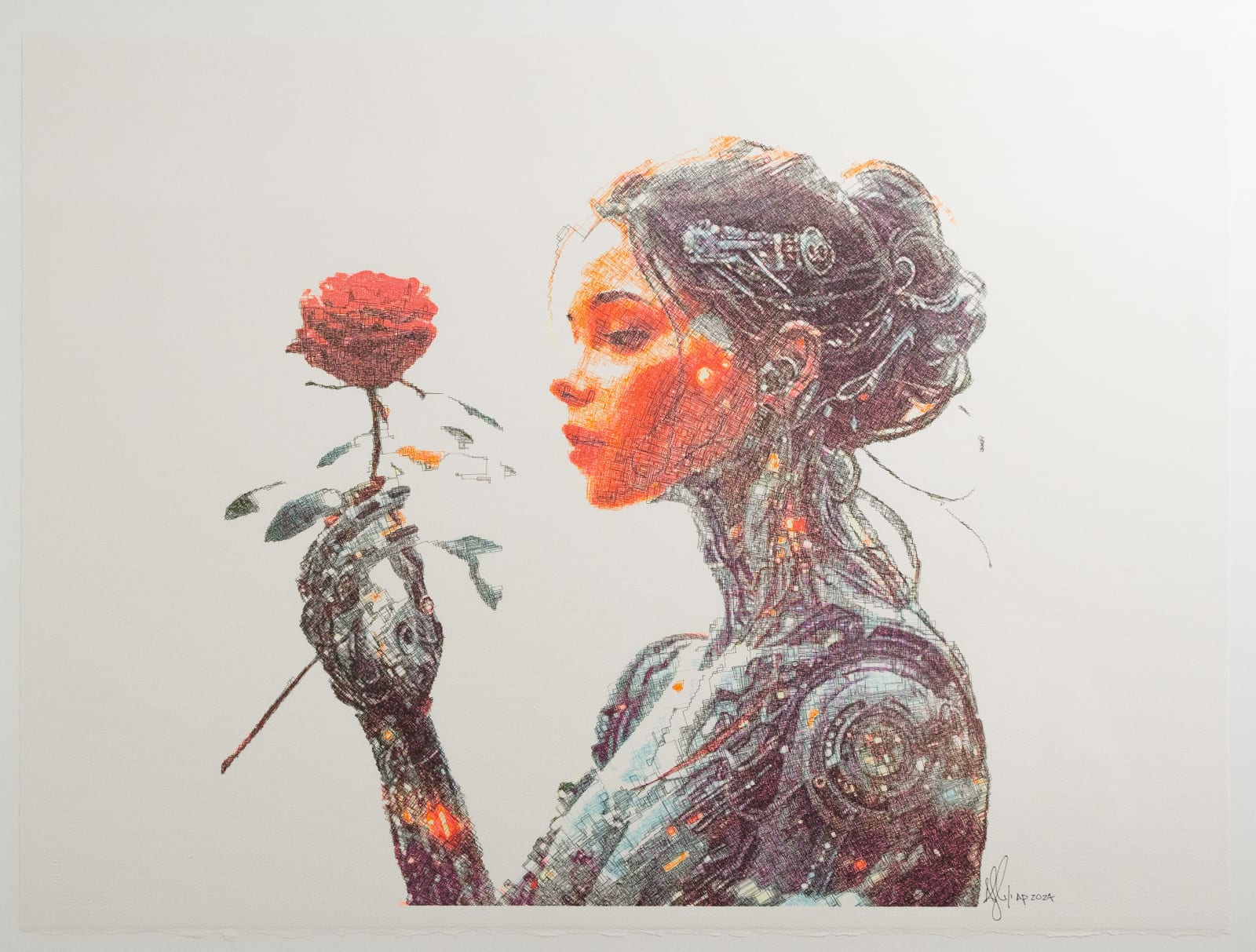 Lingua, AI Love-Robot Rose, 2024