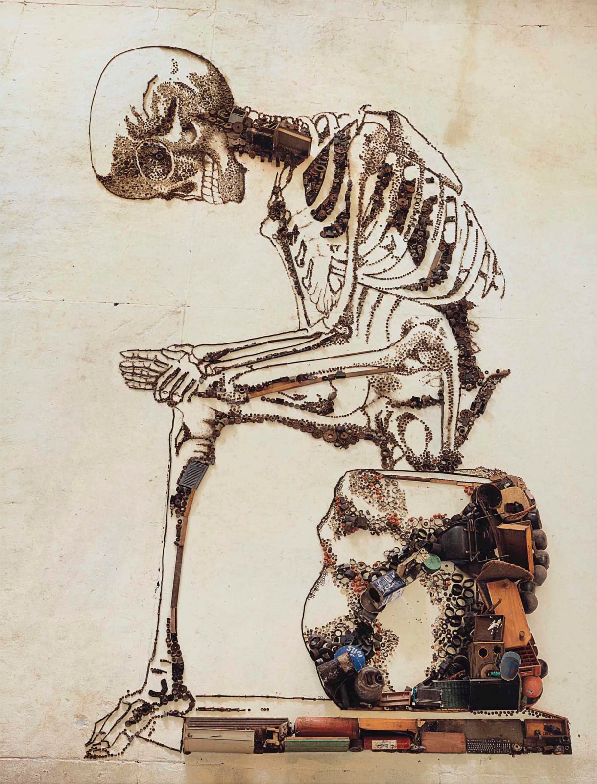 Vic Muniz, Anatomy, after Francesco Bertinatti (Pictures of Junk), 2009