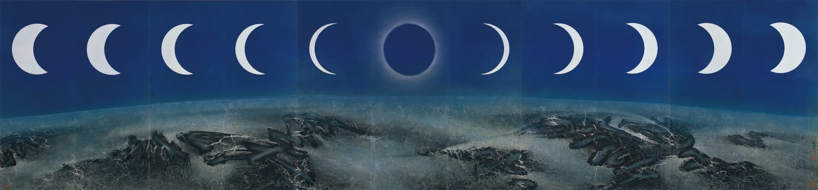 Kuo-sung Liu, 月蝕 Eclipse , 1971