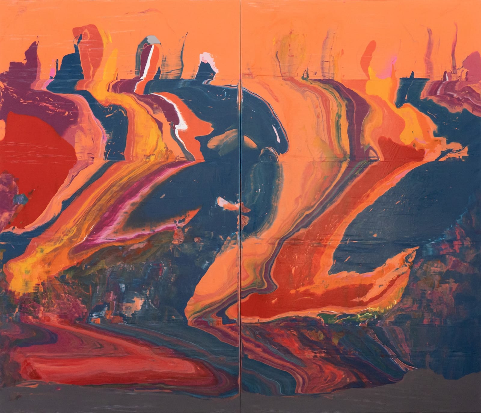 José Yaque, Ópalo de Fuego con impurezas I, 2022