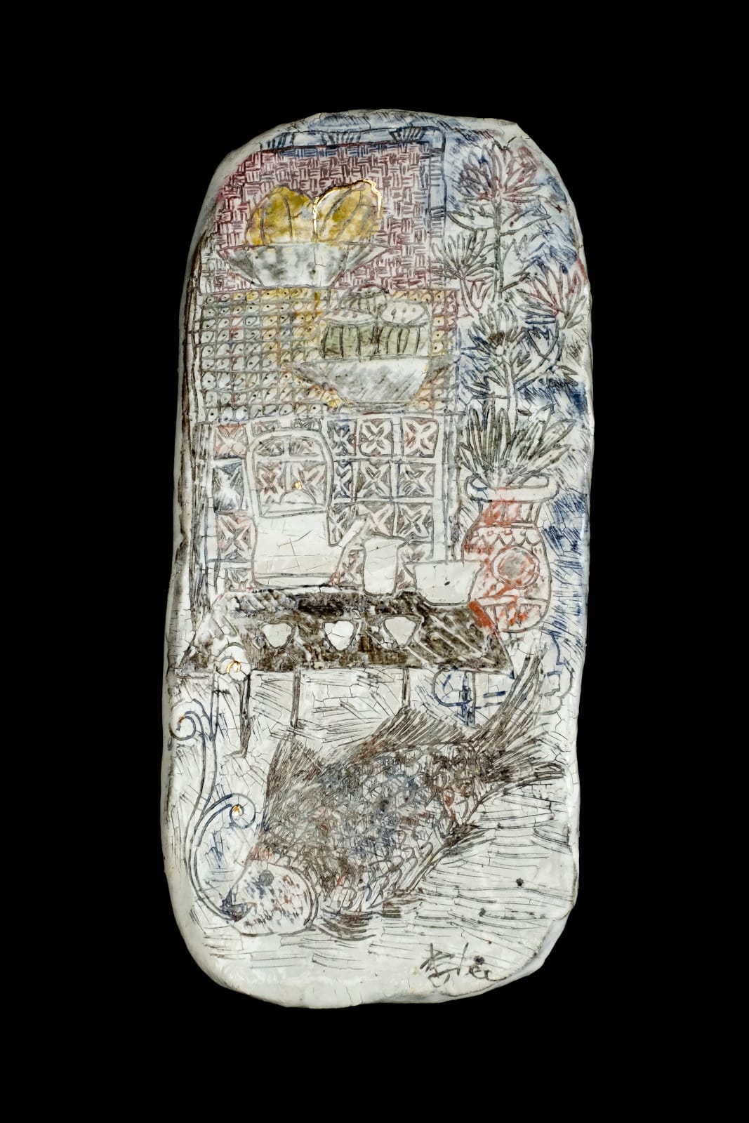 Lee Geum-young, Ceramic Minwha - Teasroom, 2020